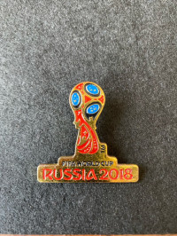 Значок с Чемпионата Мира по футболу 2018