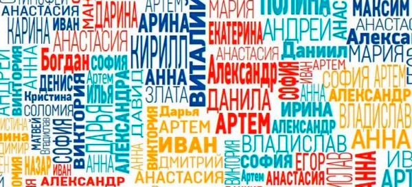Плейлист, в котором есть имена