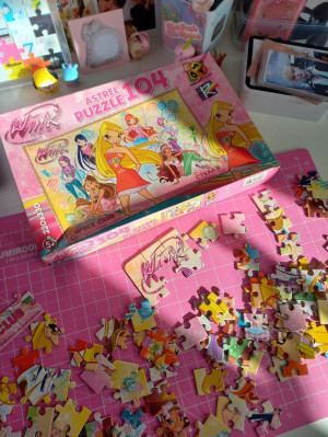 собираю пазл по деталям.