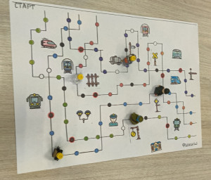 Настольная игра "Пассажиры Страны железных дорог"