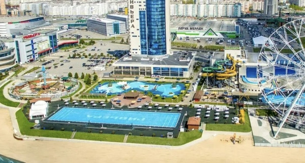 Казань. Самый большой аквапарк в Европе. 