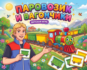 «Паровозик и вагончики»: маленькая игра — большие возможности