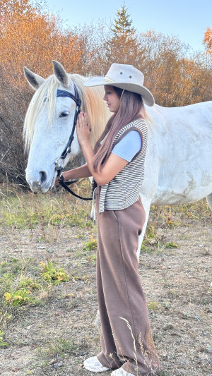 Я взяла и пошла в конный поход... ради мамы.