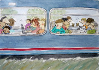 Путешествие на поезде наших детских воспоминаний.