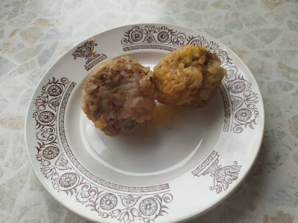 Ёжики мясные по-домашнему