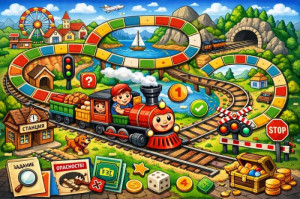 Игра "Железнодорожные магнаты"