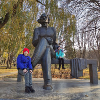 Минск: памятник Максиму Горькому
