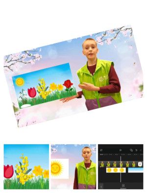 Новость №2. Игра для детей с ОВЗ "Весенний букет для мамы"